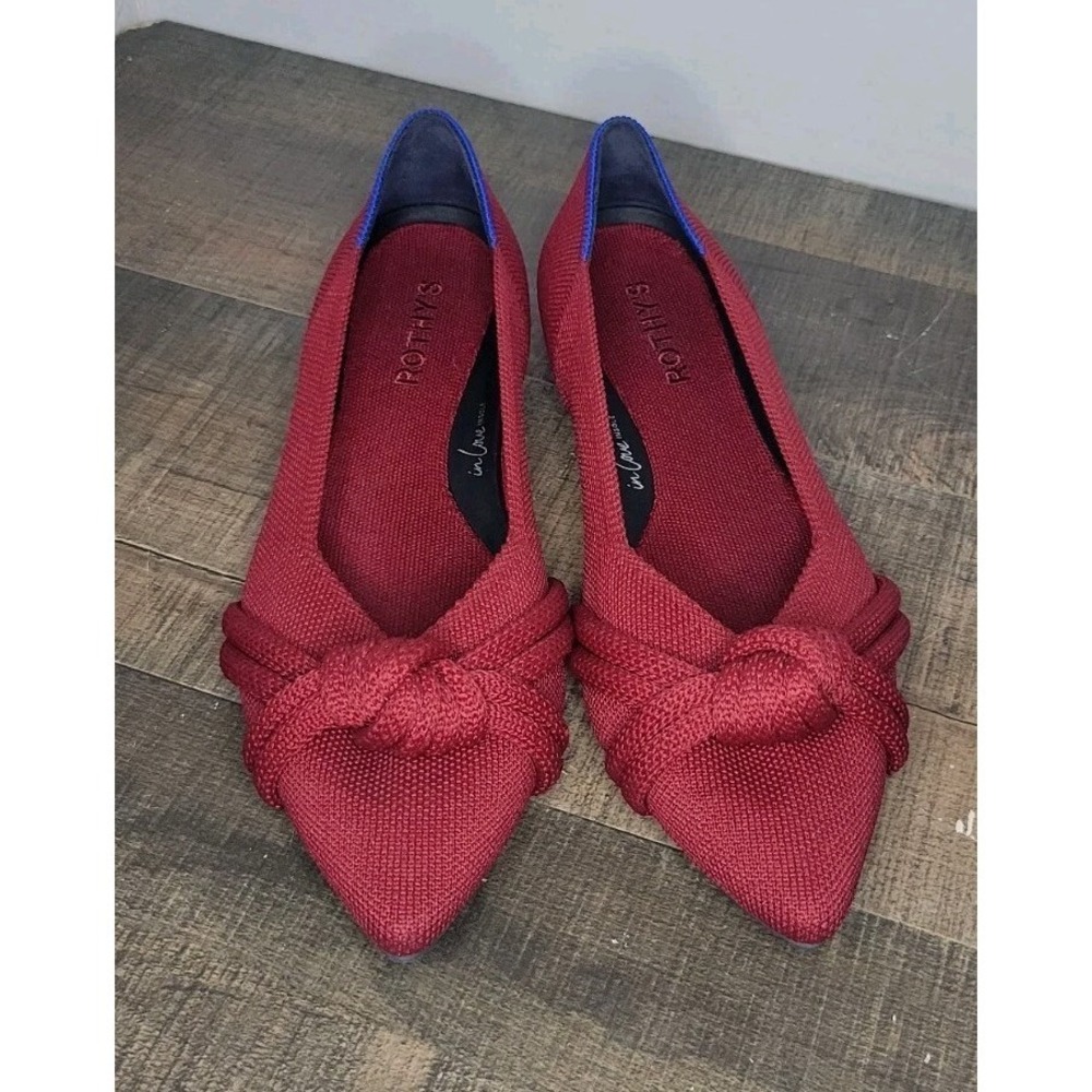 Rothys The Knot Point II  Size 8.5 Candied Berry